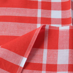 2023 Wholesale Super Soft Red Woven Yarn Dyed T/C 65/35 yarn dyed check Stewart Plaid Checked Lining Fabrics For Shirts