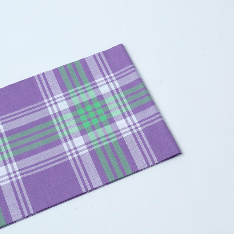 Factory Low Price High Quality 100 Cotton Fabric Yarn Dyed/sliver Check Fabric Tartan Fabric